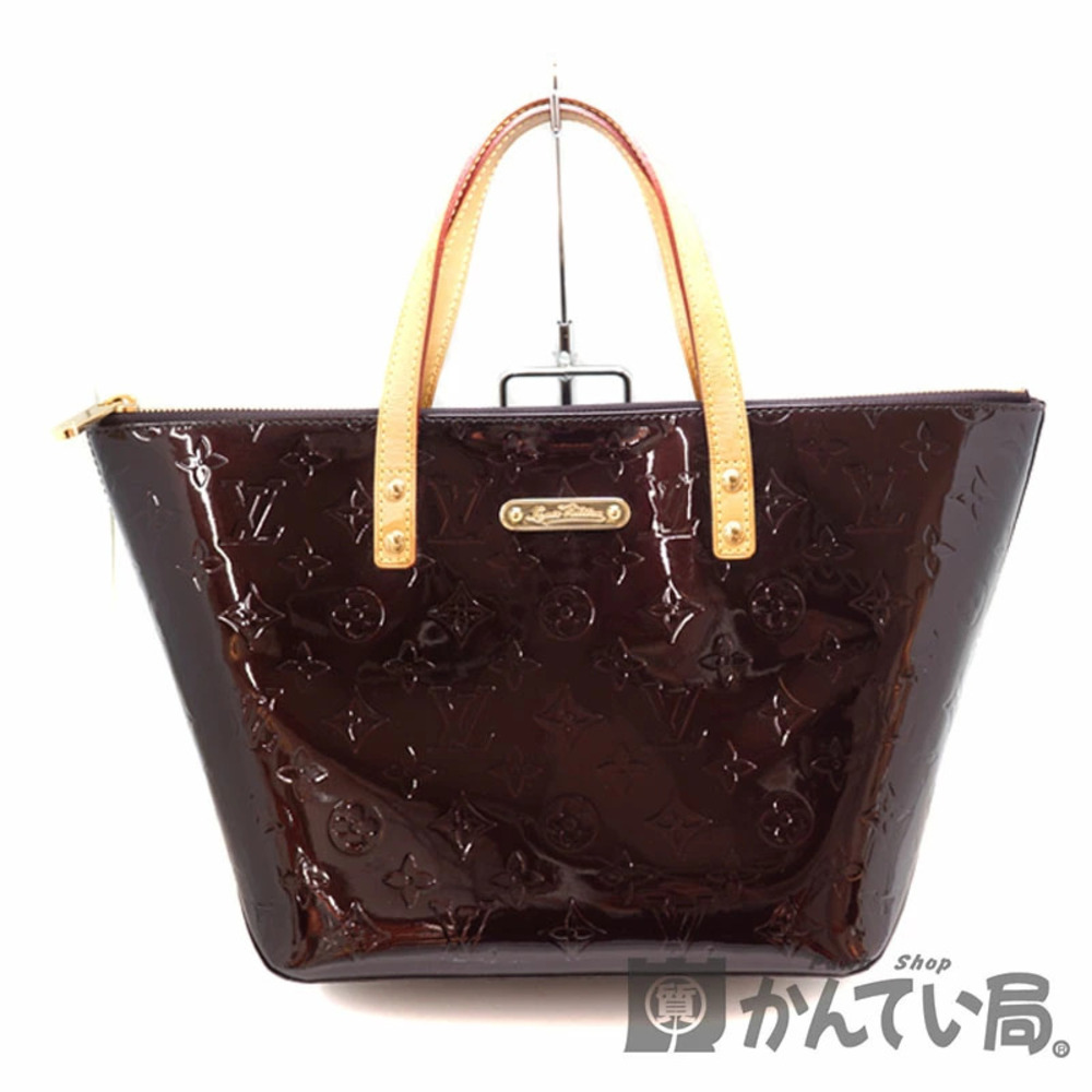 LOUIS VUITTON Bellevue Monogram Vernis Amarante Purple Handbag